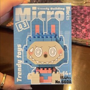 Labubu Micro Trendy Building Blocks Toy - 
154 pieces ages 14+ new